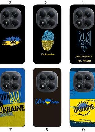 Силиконовый чехол украина ukraine для xiaomi redmi note 15 pro+ 5g стильный национальный дизайн