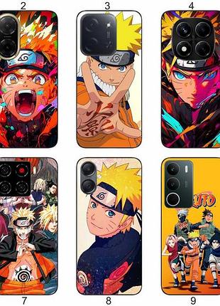 Силіконовий чохол з аніме наруто anime naruto для samsung xiaomi iphone realme vivo zte oppo motorola nokia tecno infinix poco