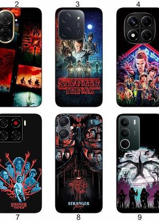 Силиконовый чехол очень странные дела stranger things для samsung xiaomi iphone realme vivo zte oppo motorola nokia tecno infinix