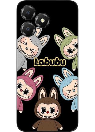 Чохол силіконовий epik для zte blade a36 з принтом labubu команда