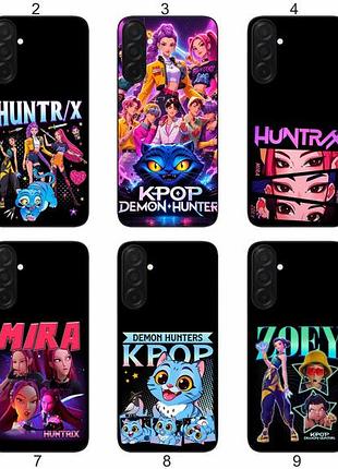 Силиконовый чехол kpop demon hunters для samsung galaxy a27 5g кей-поп дизайн