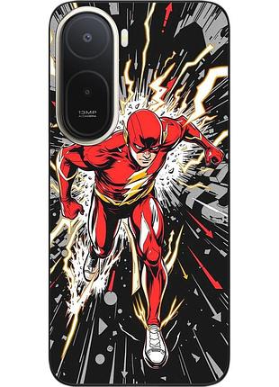 Чохол силіконовий epik для xiaomi poco c81 pro з зображенням просто флеш