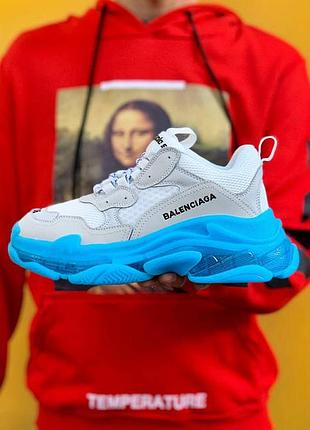 Кросівки balenciaga triple s clear sole