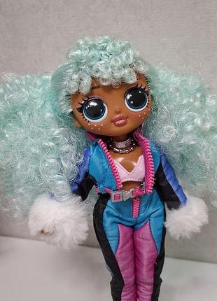 Лялька  лол колекційна лялька лол омг winter chill icy gurl з підставкою 5