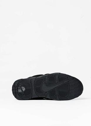 Nike air more uptempo low black 3