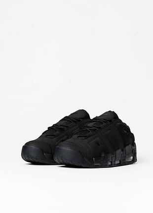 Nike air more uptempo low black 5