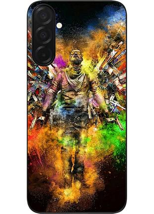 Силиконовый чехол epik для samsung galaxy a27 5g с принтом яркий воин
