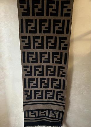 Шарф монограмний fendi