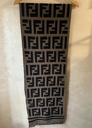 Шарф монограмний fendi 7