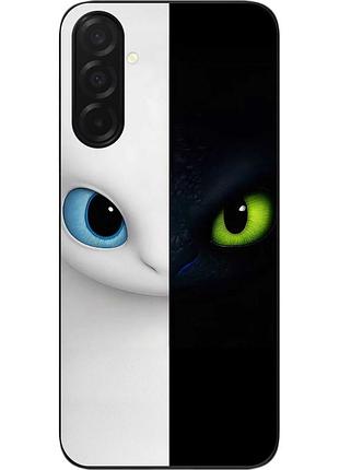 Чехол силиконовый epik для samsung galaxy a37 с принтом глаза драконов