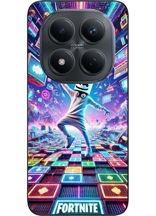 Силіконовий чохол epik для xiaomi redmi note 15 pro 4g з принтом неоновий рейв fortnite