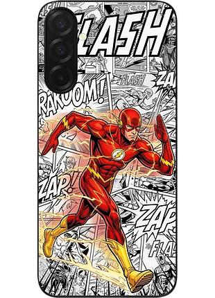 Силиконовый чехол epik для samsung galaxy a57 с картинкой флэш мир комиксов