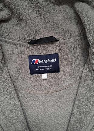 Berghaus плотная хаки мужская кофта/флиска/зипка.размер л 2