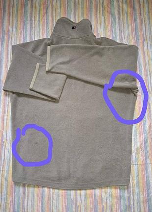 Berghaus плотная хаки мужская кофта/флиска/зипка.размер л 8