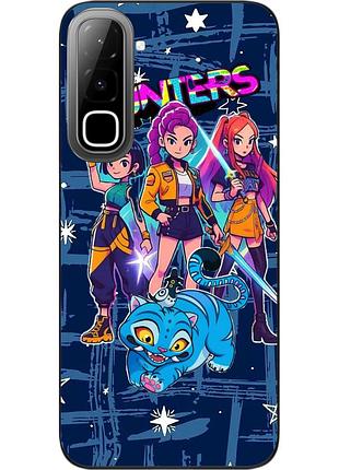 Чехол силиконовый epik для infinix hot 70 (x6895) с принтом hunters мультяшный стиль
