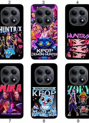 Силиконовый чехол kpop demon hunters для xiaomi redmi note 15 4g / 5g кей-поп дизайн