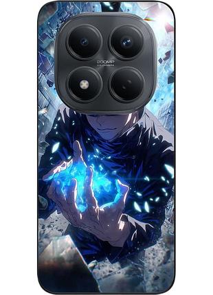 Чехол силиконовый epik для xiaomi redmi note 15 pro 4g с принтом jujutsu kaisen безграничная техника