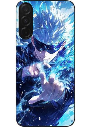Силиконовый чехол epik для samsung galaxy a27 5g с принтом jujutsu kaisen сила годжо