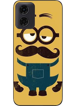 Силиконовый чехол epik для motorola g04 с картинкой миньон