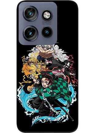 Силиконовый чехол epik для motorola edge 60 neo с принтом demon slayer сила воды