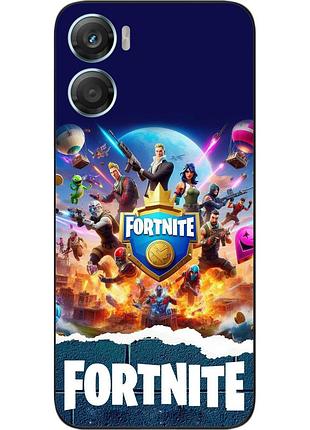 Силиконовый чехол epik для motorola g06 с принтом битва за остров fortnite