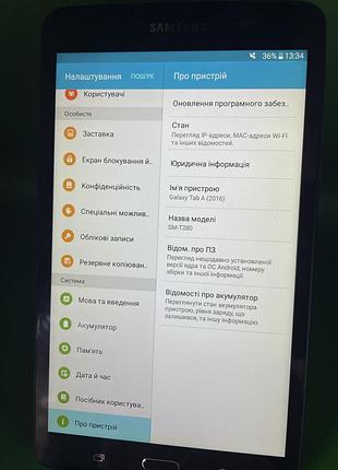 Планшет samsung galaxy tab a6 5