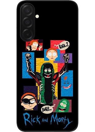 Чехол силиконовый epik для samsung galaxy a57 с принтом rick and morty комиксы