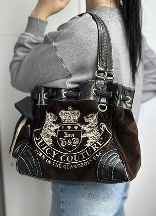 Вінтажна велюрова сумка juicy couture daydreamer