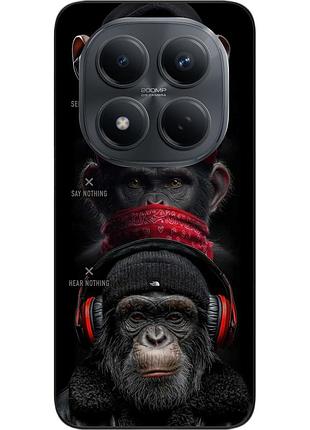 Чохол силіконовий epik для xiaomi redmi note 15 pro 5g з принтом три мудреці