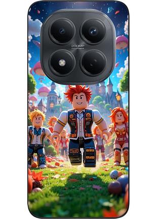 Чехол силиконовый epik для xiaomi redmi note 15 pro+ 5g с рисунком roblox замок мечты