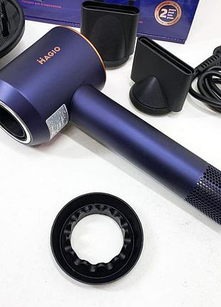 Фен для укладки локонов magio mg-162 1500 вт, хороший мощный фен профессиональный для объема fd-31