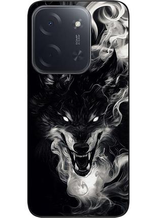 Чохол силіконовий epik для xiaomi poco c85 з принтом туманний вовк