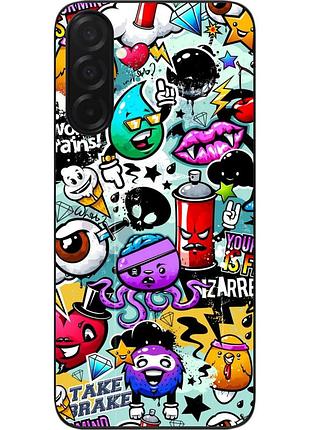 Силиконовый чехол epik для samsung galaxy a57 с картинкой стикеры