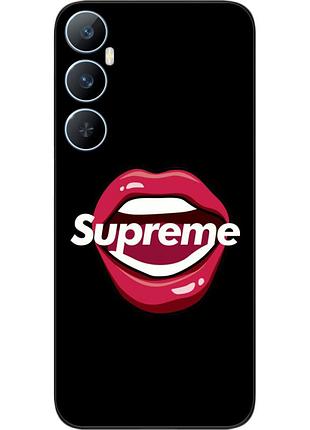 Силиконовый чехол epik для realme с65 4g с картинкой губы