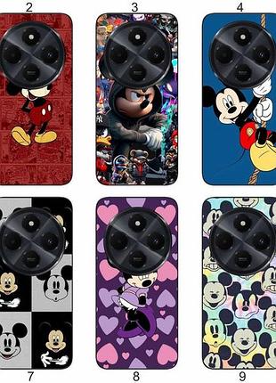 Силіконовий чохол мікі маус mickey mouse для xiaomi poco c75 діснеївська естетика