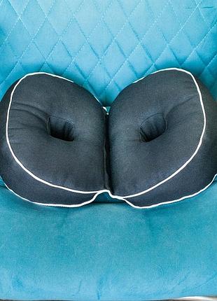 Подушка для сидіння для покращення постави м'яка 46х30х11см "booty pillow" j2201 32x48 см