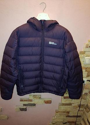 Куртка пуховик легкий jack wolfskin,розмір l
