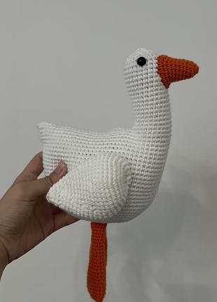 Мʼяка іграшка гусь гусик гусеня гуска 2