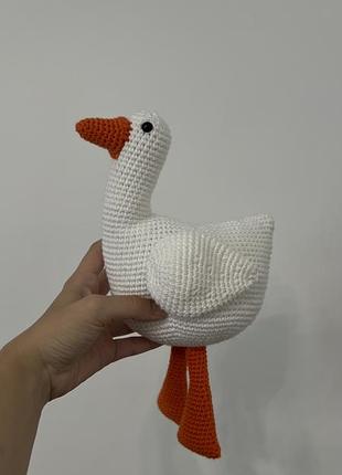 Мʼяка іграшка гусь гусик гусеня гуска 3