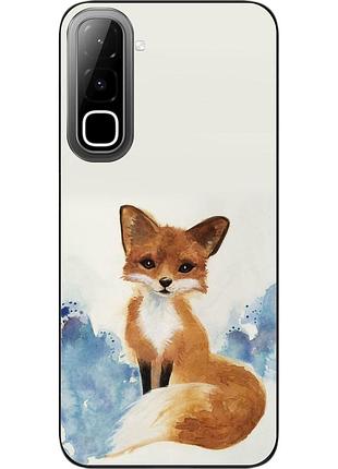 Силіконовий чохол epik для infinix hot 70 (x6895) з принтом лисиця