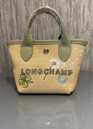 ✨ сумка longchamp із натуральної шкіри та соломки
