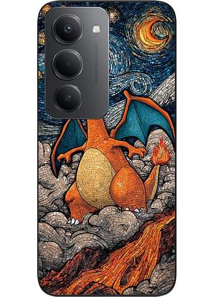 Чохол силіконовий epik для xiaomi redmi 15 вогняний дракон