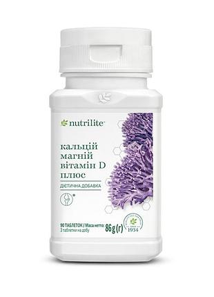 Nutrilite кальцій магній плюс вітамін d 90 таб амвей amway