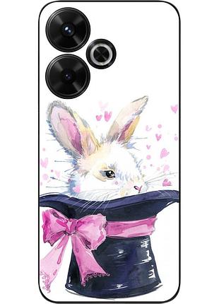 Чехол силиконовый epik для xiaomi poco m6 4g с картинкой кролик