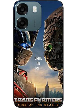 Силіконовий чохол epik для oppo a6 з принтом трансформери