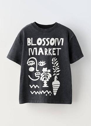 Футболка з принтом zara