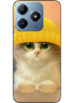 Силіконовий чохол epik для realme с63 4g з картинкою кіт