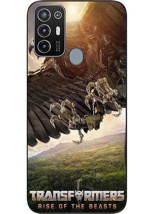 Силіконовий чохол epik для zte blade a52 з картинкою ейрейзор трансформери звероботи