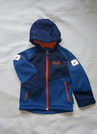 Дитяча термокуртка софтшел jack wolfskin 92см