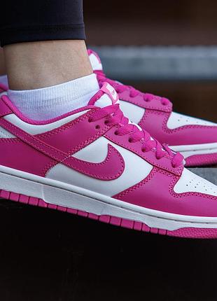 Женские кроссовки nike sb dunk low active nd розовые осенние современные для девушек красивые из натуральной кожи красивые найк сб данк лов